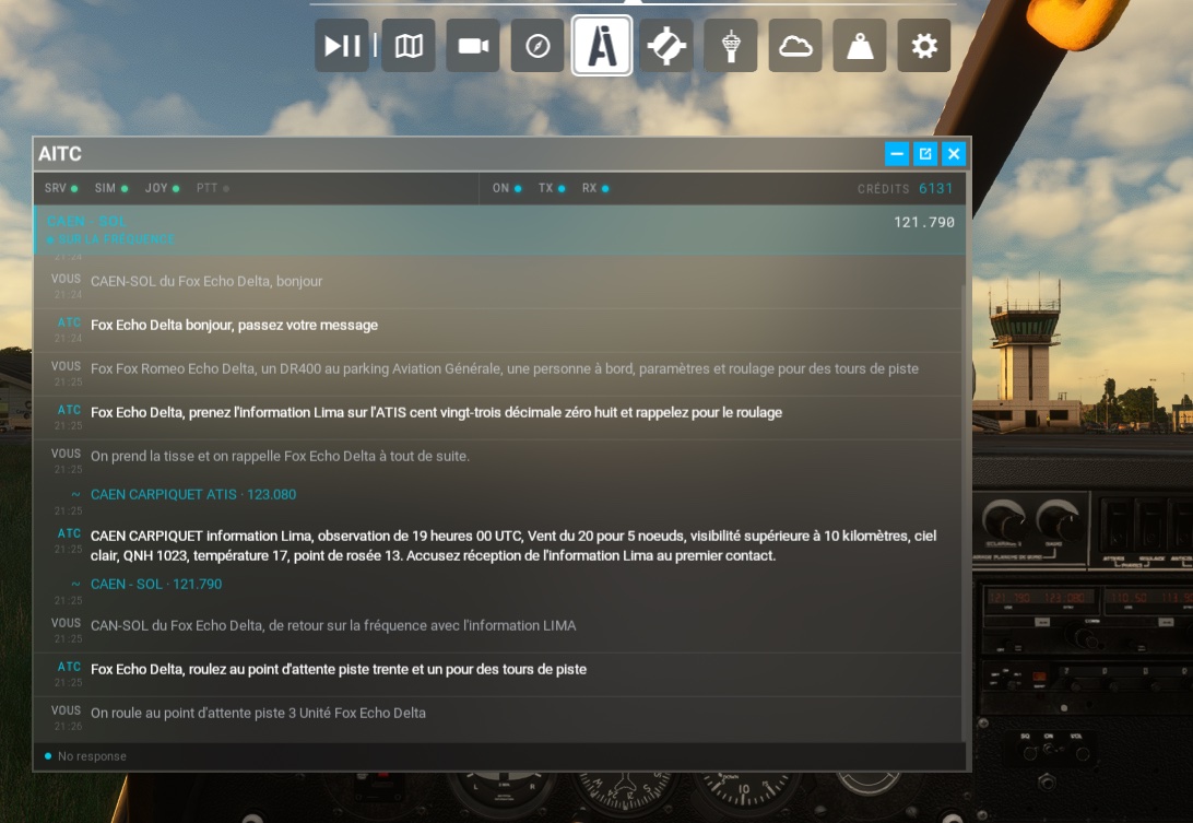 Pannel in-game